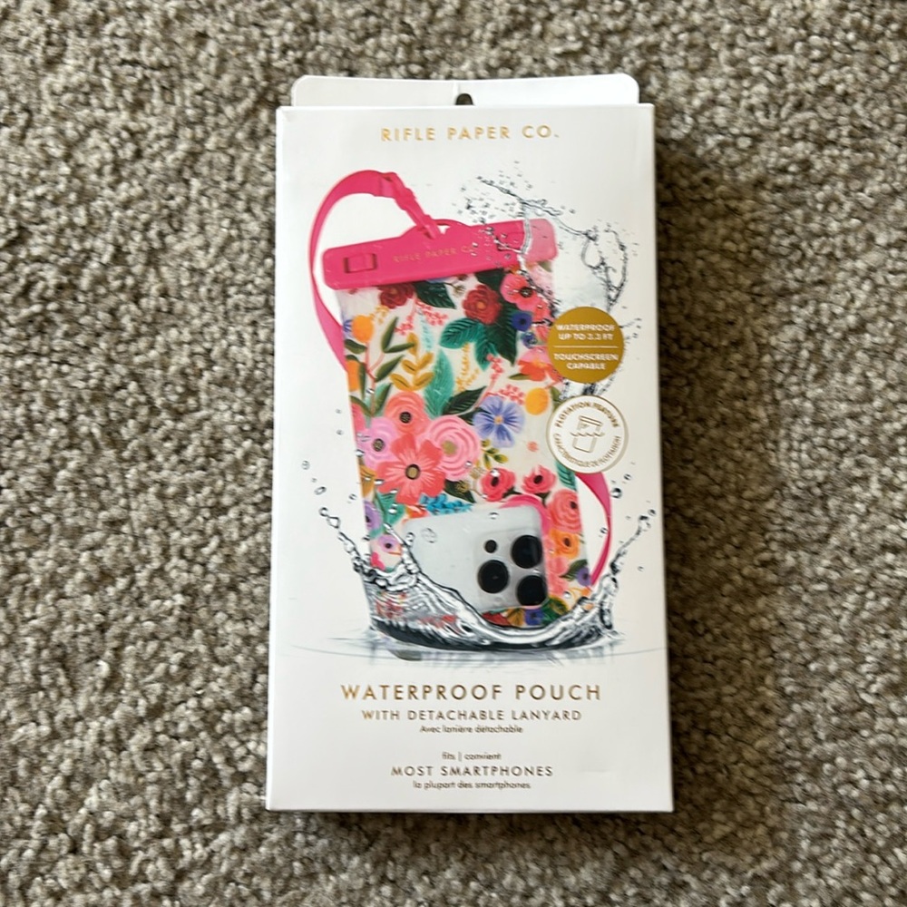 Case-mate rifle paper co waterproof pouch